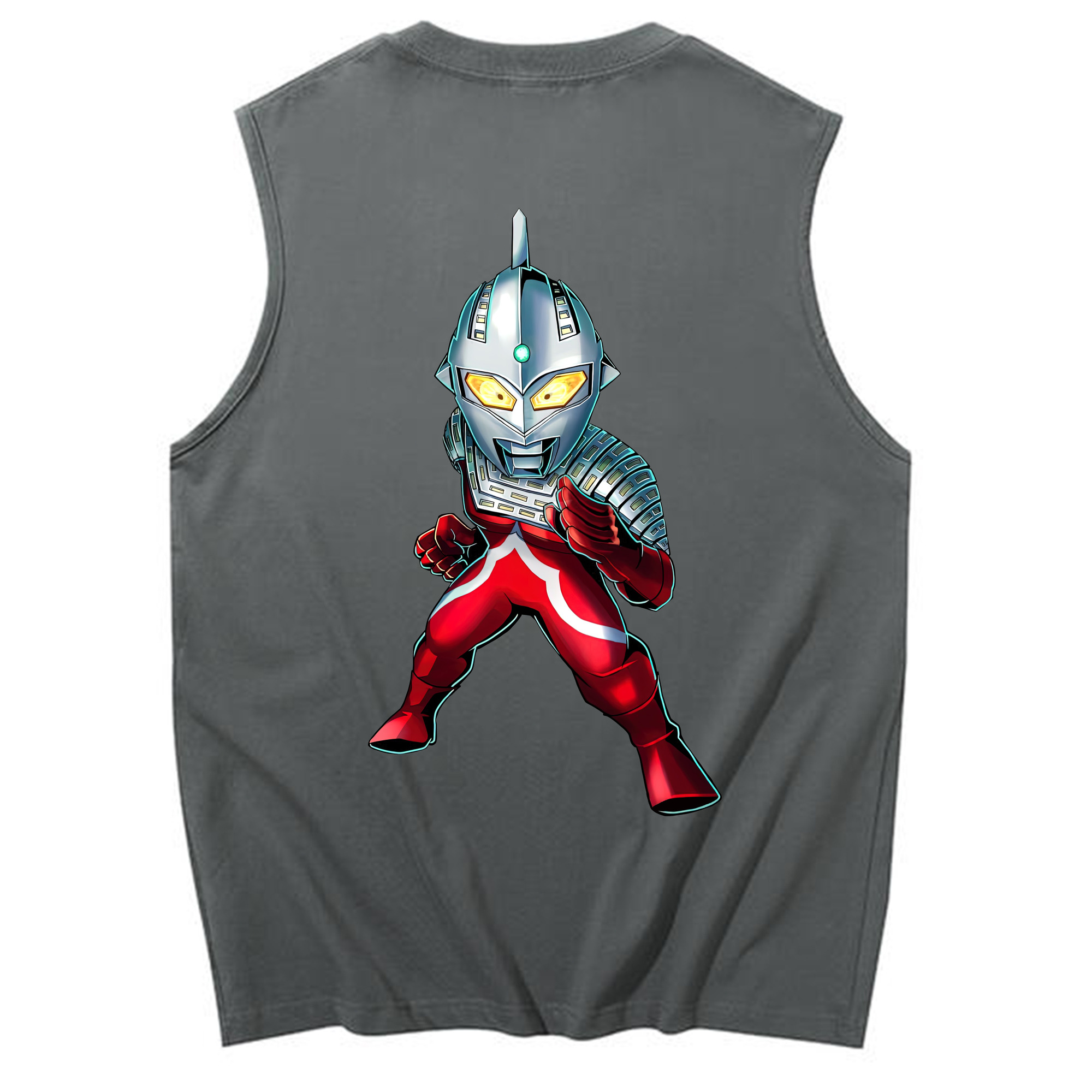 （画像用） ウルトラマン Ultraman コットン100％タンクトップ（背面プリント）